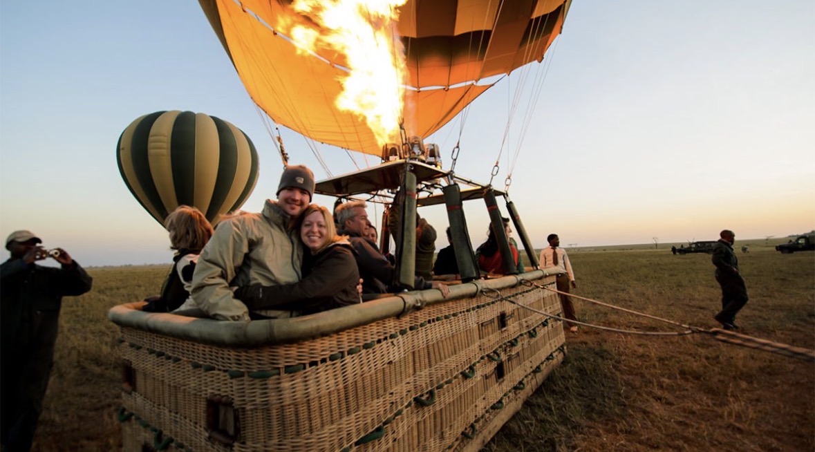 Balloon over the Serengeti